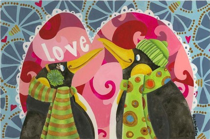 Sweet Love Penguins by studiopetite